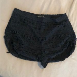 Kendall & Kylie High Waisted Cotton Shorts